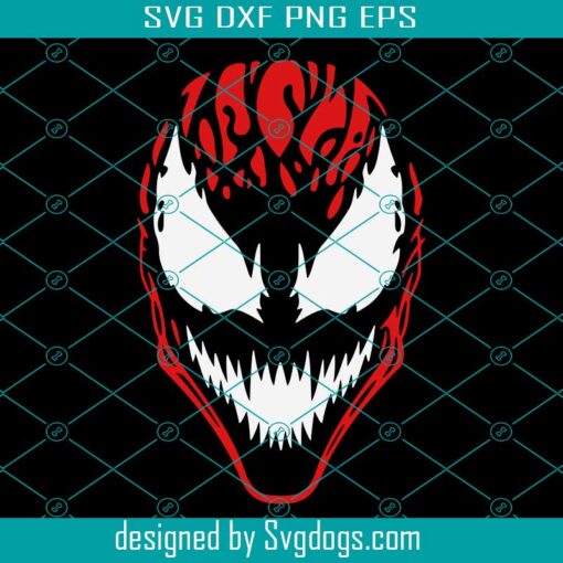 Carnage Svg, Carnage Head SVG, Symbiote Svg, Disney Svg