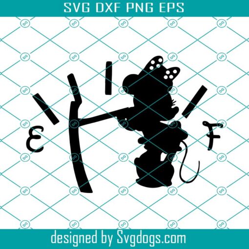 Minnie Mouse Gas Empty Svg, Minnie Svg, Disney Svg, Gas Svg