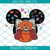 Turning Red Panda Mei Lee SVG, Disneyland Ears Svg, Mickey Turning Red Mei Lee Svg