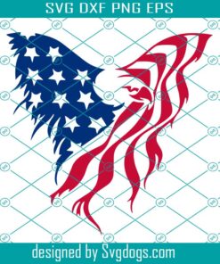 American Flag Eagle Svg, Fourth Of July Svg, Transparent Svg