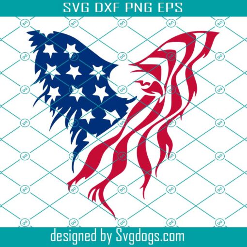 American Flag Eagle Svg, Fourth Of July Svg, Transparent Svg