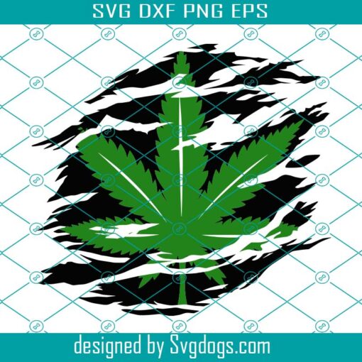 Torn Grunge Weed Leaf 420 Svg, Weed Leaf Svg, Cannabis Leaf Svg, Marijuana Leaf Svg, Pot Leaf Svg, Weed Svg