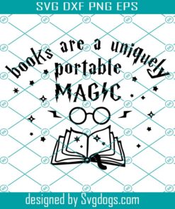 Book Are A Uniquely Portable Magic Svg, Disney Svg, Disney Vocation Svg