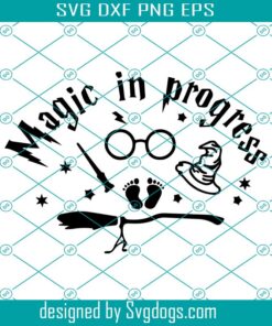 Magic in Progress Svg, Disney Svg, Disneyland Svg, Disney Vocation Svg