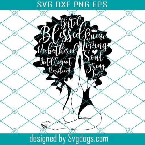 Black Woman Praying Svg, Afro Praying Svg, Afro Svg, Afro Woman Svg, Prayer Svg, Black History Month Svg