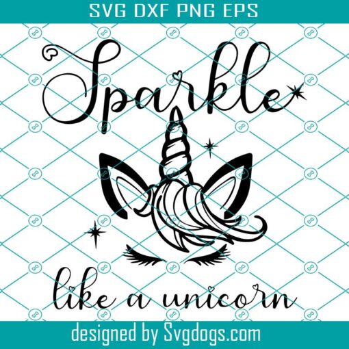 Toddler Girl Svg, Girl Onsie Svg, Sparkle Like A Unicorn Svg, Unicorn Quote Svg, Unicorn Svg