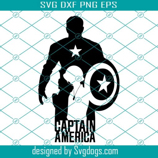 Captain Svg, Captain America Svg, Captain America Shield Svg, Avengers Svg