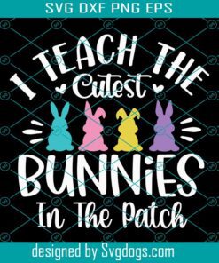 Easter Teacher Bunny Svg, Easter Svg, Easter Day Svg, Easter Teacher Svg