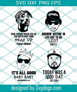 90s Gangsta Rap 4 Svg, 90s Rap Svg, Hip Hop Svg, Tupac Shakur Svg, Eazv E Svg