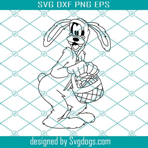 Goofy Easter Svg, Goofy Hugs Egg Svg, Goofy Svg, Easter Day Svg