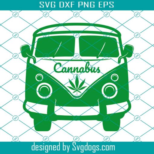 Cannabis Weed Camper Van Svg, Sticker Decal Vinyl Svg, Car Svg, Cannabis Svg, Camper Svg