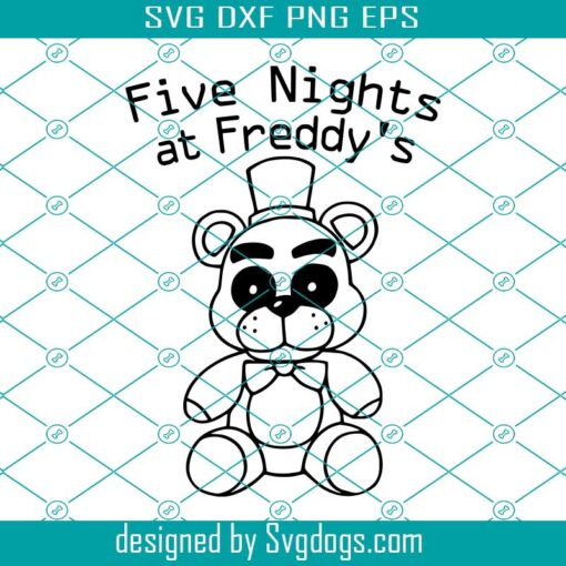 Freddy Svg, Five Nights At Freddys Svg, FNAF Svg, Freddy Logo Svg