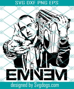 Eminem Svg, Commercial Use Svg, US Rapper Svg, Famous Star Svg