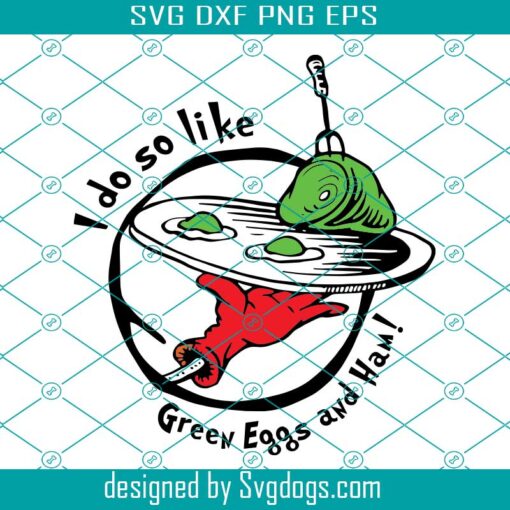 Dr Seuss Day Svg, Green Eggs And Ham Svg, Dr Seuss Day Svg, Cat In The Hat Svg