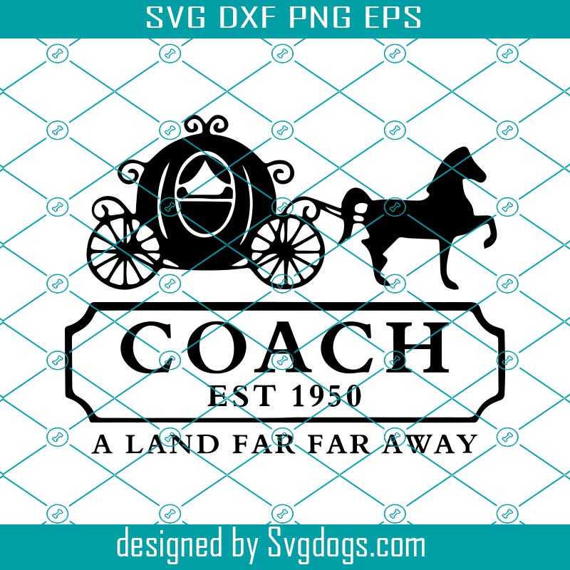 Coach Est 1950 Svg, A Land Far Far Away Svg, Family Svg, Customize Gift Svg