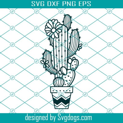 Cactus Svg, Succulent Svg, Cute Cactus Svg, Boho Svg, Summer Svg