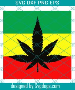 Weed Flag Svg, Cannabis Svg, 420 Flag Svg, Rasta Svg, Smoke Weed Svg