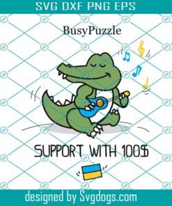 Busy Puzzle Support With 100 $ Svg, Dinosaur Svg,Together We Are Strong Svg, Wall Poster Svg