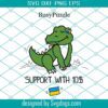 Together We Are Strong Svg, Wall Poster Svg, Printable Poster Svg, Home Decor Svg, Busy Puzzle Support With 25 $ Svg, Dinosaur Svg