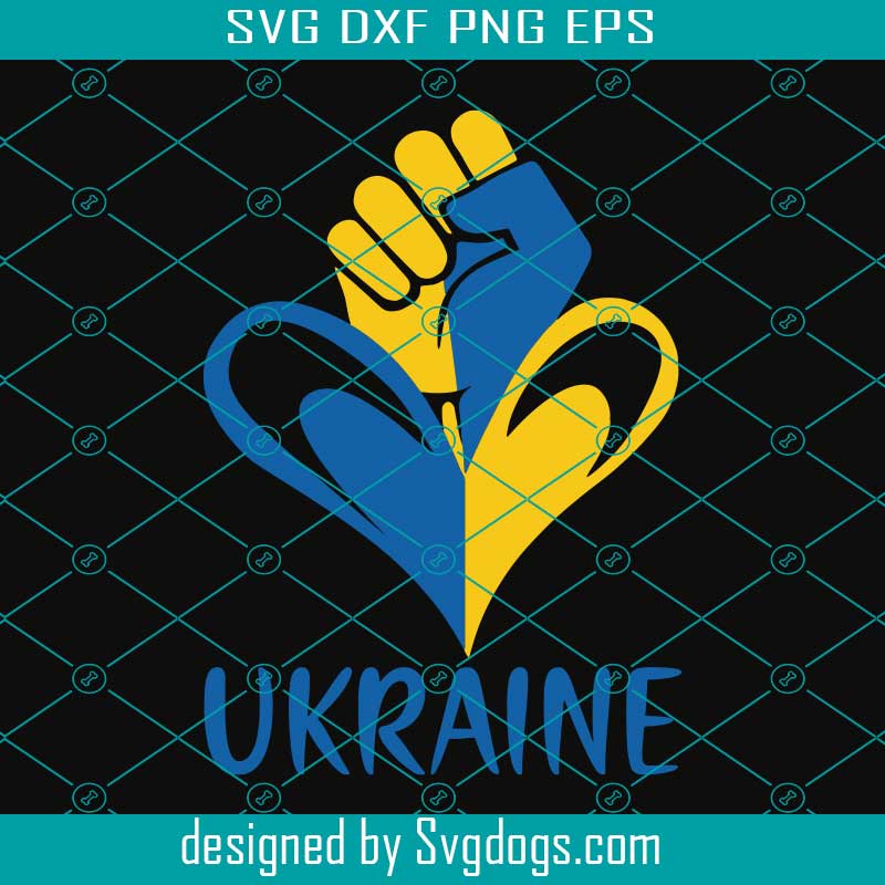 I Stand With Ukraine Svg, Support Ukraine Svg, Ukraine Svg