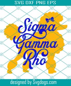 SGRho Svg, SGRho Poodle Svg, SGRho Paraphernalia, Rhoyal Svg, Sigma Gamma Rho Svg, SGRho Svg