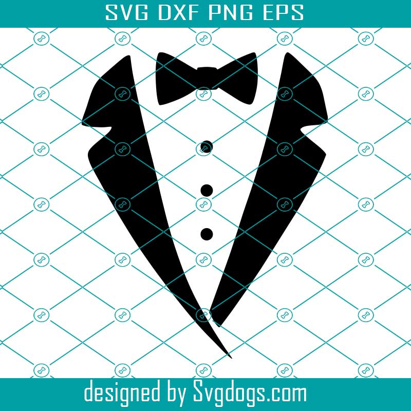 Tuxedo Svg, Suit Svg, Butterfly Tie Svg, Bow Svg, Gentleman Svg