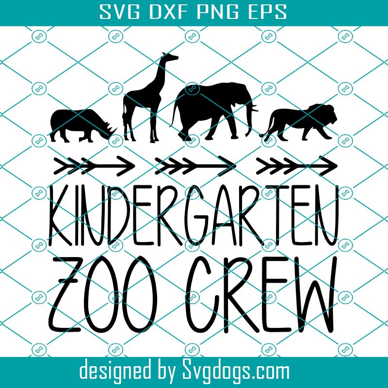 Kindergarten Zoo Crew Svg, Zoo Crew Svg, Zoo Field Trip Svg, Zoo Animals Svg
