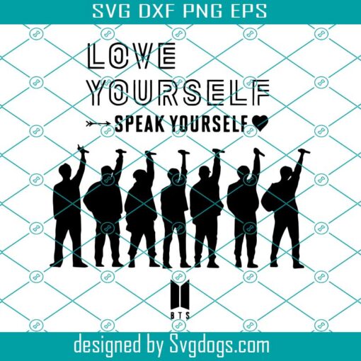 BTS Love Yourself Concert Svg, Bts Logo Svg, Kpop Svg, BTS Svg