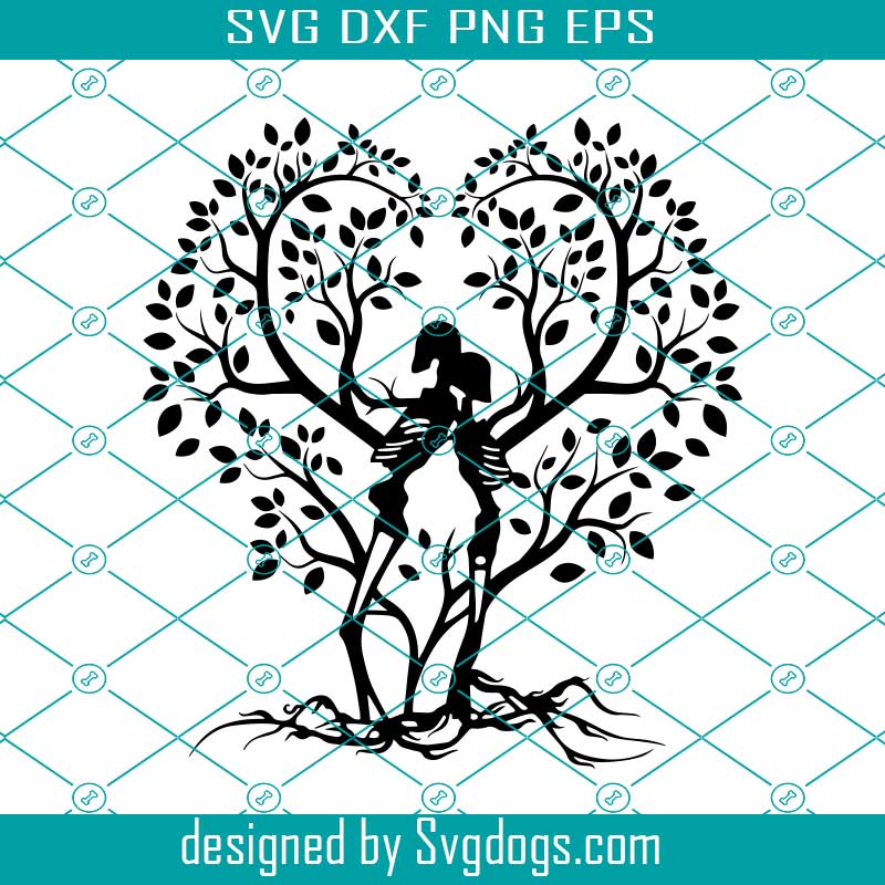 Skeleton Lovers Tree Svg, Dead Love Svg, Gothic Heart Decal Shirt Graphics Svg