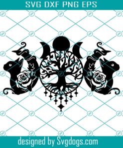 Tree Of Life Svg, Wicca Svg, Witchcraft Svg, Gothic Svg