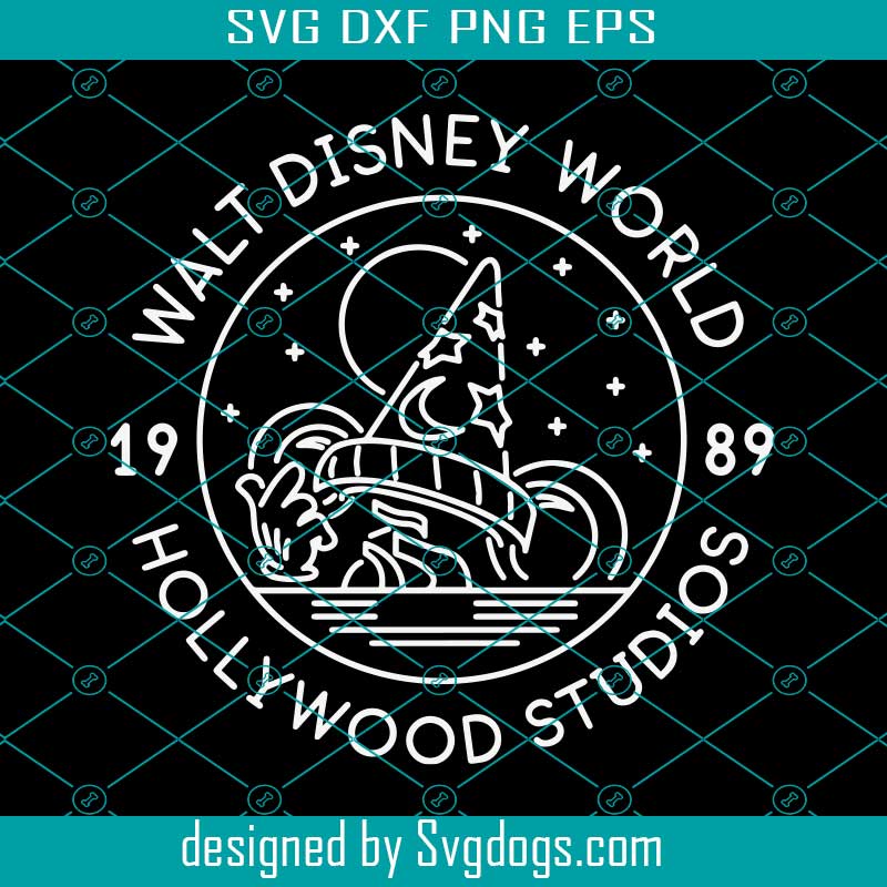 Est 1989 Florida Hollywood Park Svg, Walt Disney World Hollywood Studios Svg, Disney Svg