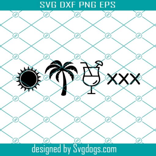 Si Hay Sol Hay Playa Svg, Bad Bunny Svg, Summer Svg, Tree Svg