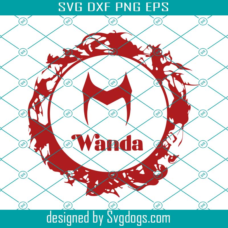 Scarlet Witch Svg, Crown Tiara Vector Wanda Svg, Scarlet Witch Logo Svg