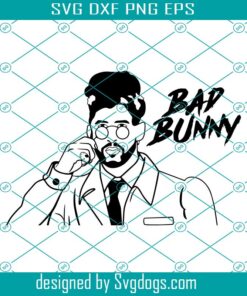 Bad Bunny 2022 Svg, Bad Bunny Stick Out Tongue Svg, Bad Bunny Melt Svg