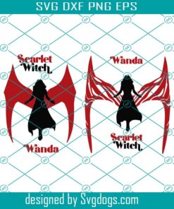 Scarlet Witch Svg, Wanda New Movie Doctor Strange Svg, Scarlet Witch Bundle Svg
