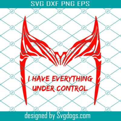 I Have Everything Under Control Svg
