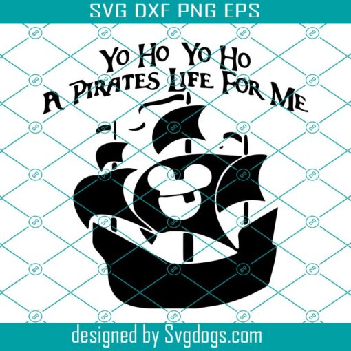 Disney Pirate Cruise Svg, Disney Svg, Disneyland Disneyworld Pirates Life For Me Svg