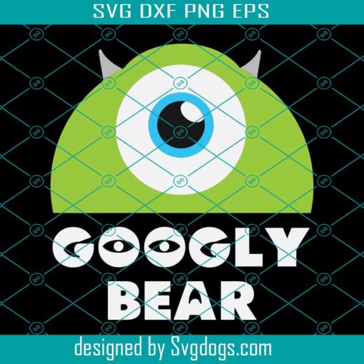 Googly Bear Svg, Monsters Inc Svg, Disney Svg