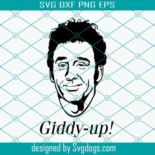 Kramer Svg, Seinfeld Svg, Giddy Up Svg