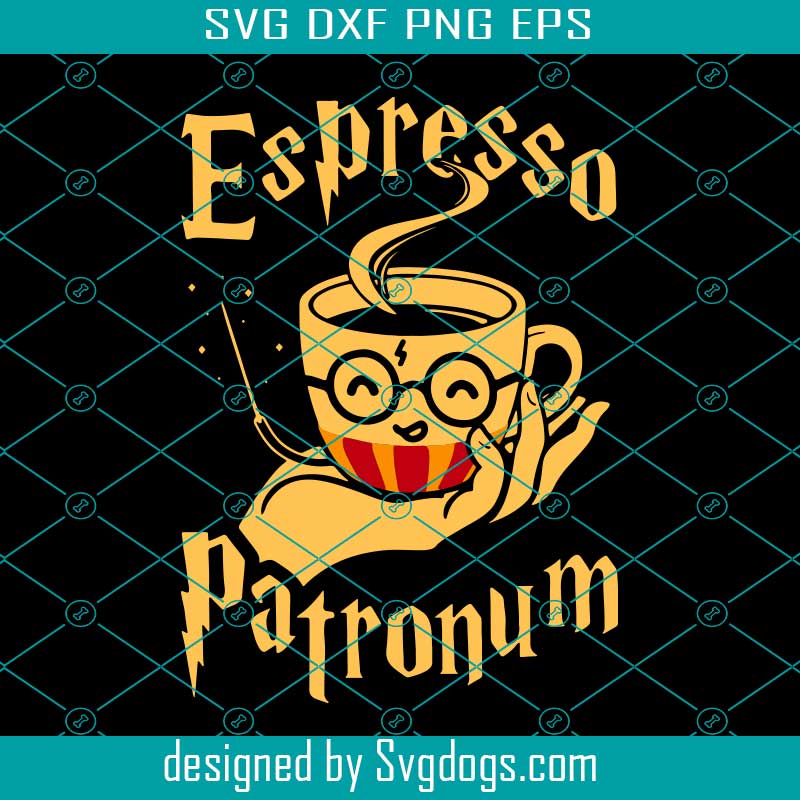 Espresso Patronum Harry Potter Coffee Funny Svg, Harry Potter Svg, Coffee Svg