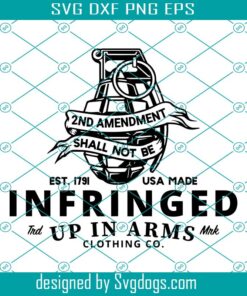 Infringed Shall Not Comply AR15 Freedom America USA Svg, AR15 Svg, American Svg