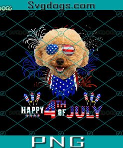 Happy 4Th Of July American Flag Maltipoo Dog Sunglasses PNG, Dog PNG, 4th of July PNG