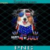 Pitbull Merica PNG, Dog 4th Of July PNG, Dog America PNG