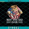 Best Dog Dad EverPNG, Fist Bump Dog PNG, Dog 4th Of July PNG