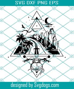 Hotel California Svg, Dark Desert Highway Svg, Road Trip Vacation Svg