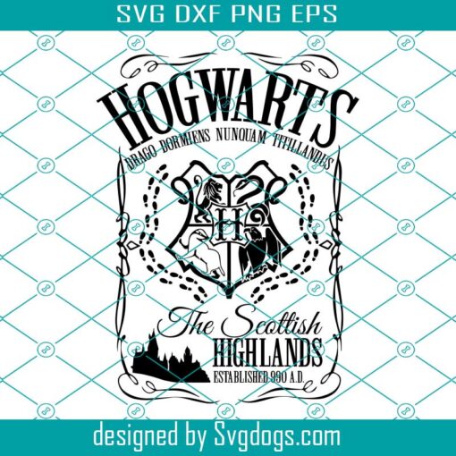 HP Hogwarts Svg, Hogwarts Crest Svg, Harry Potter Heart Svg