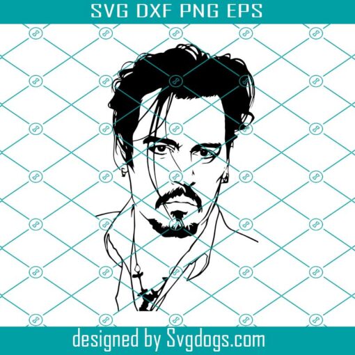 Johnny Depp Svg, A Mega Pint Svg, Happy Johnny Depp Svg