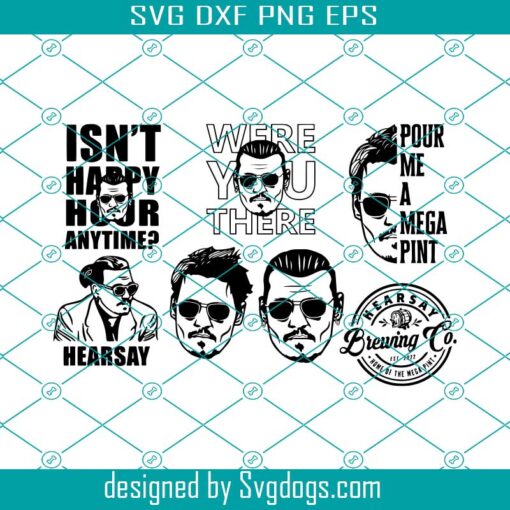 Johnny Depp Svg Bundle, Mega Pint Svg, Hearsay Svg, Johnny Depp Svg