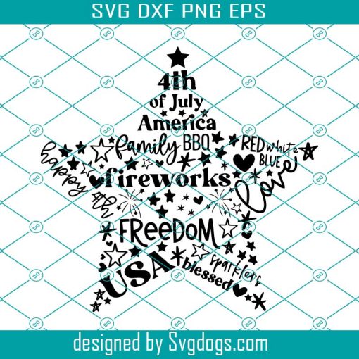 4th Of July Svg, Independence Day Svg, America Svg, Freedom Svg