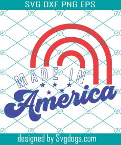 Made In America Svg, 4th Of July Svg, Independence Day Svg, USA Patriotic Svg